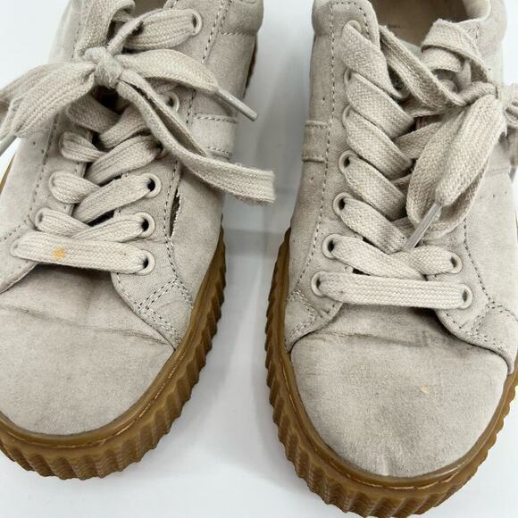 Indigo Rd Cray platform fashion lace up sneakers comfort low top neutral sz 6.5 - Picture 8 of 10